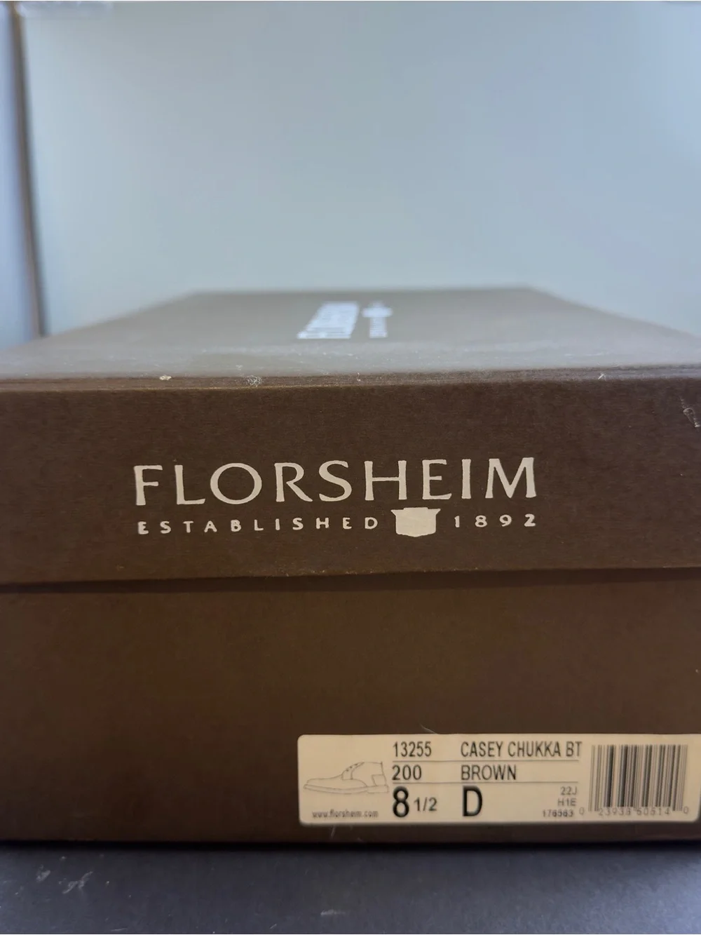 Florsheim Casey Chukka Boots Brown Leather Men’s Size 8.5 D Casual Ankle Boots w